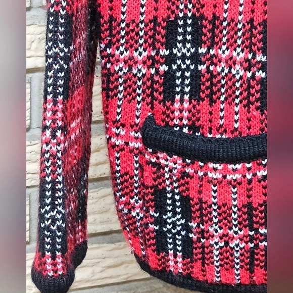 Crystal-Kobe Button Up Thick Sweater Sz L - Picture 3 of 8